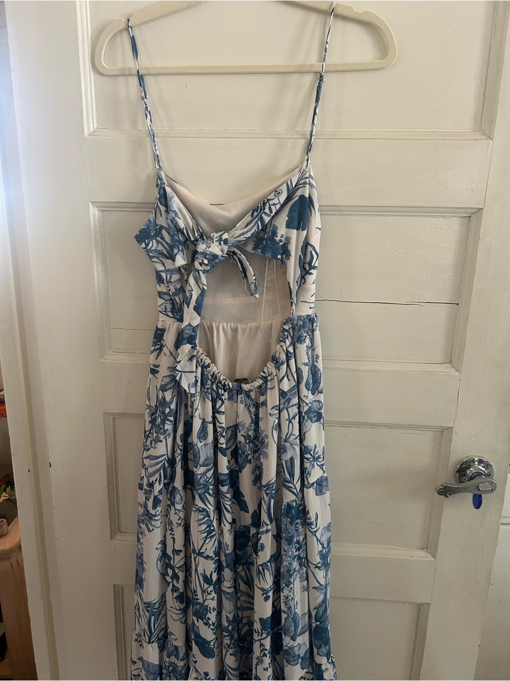 Tie-Back Floral Sun Dress